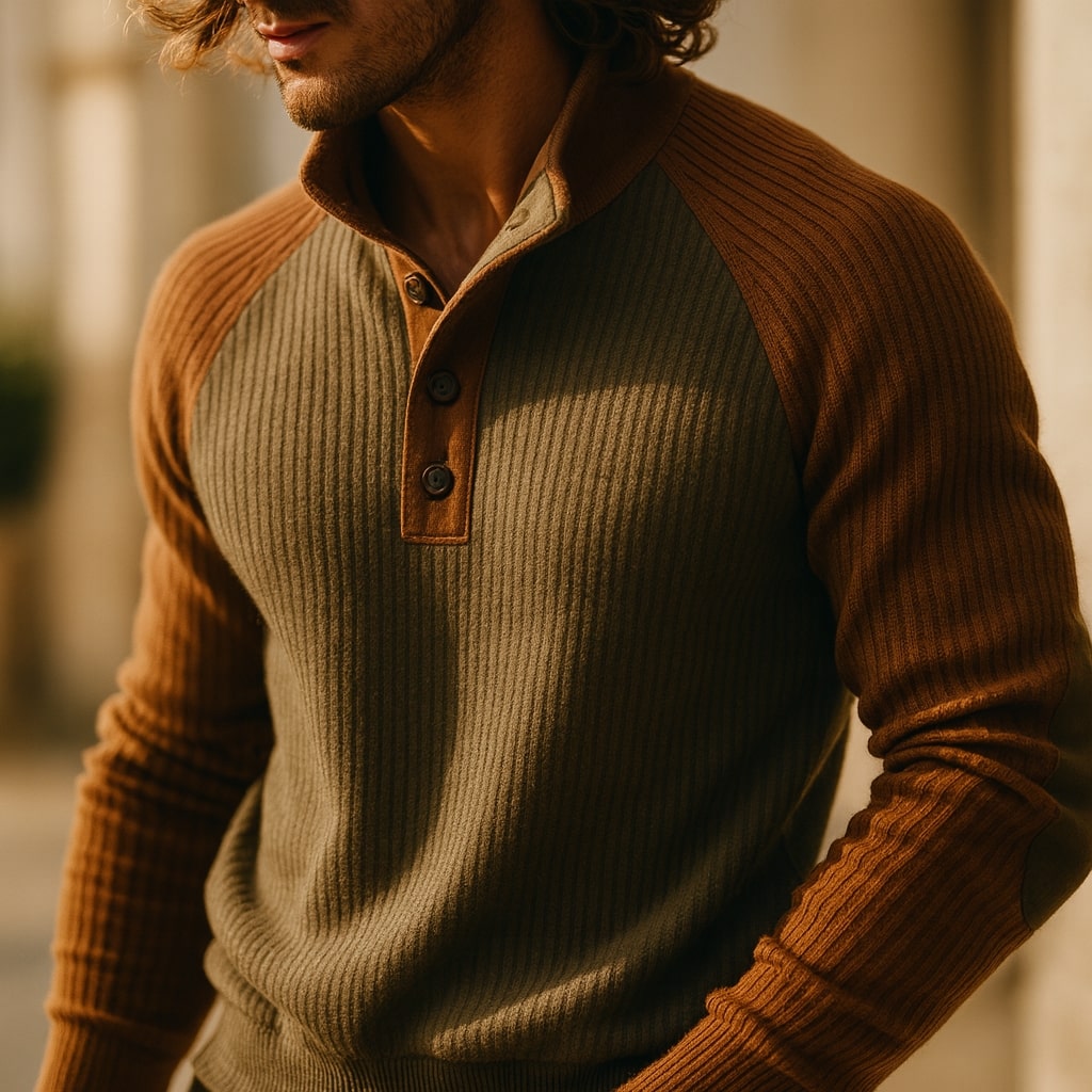 Ryan | Men's Classic Cable-Knit Jumper for Winter