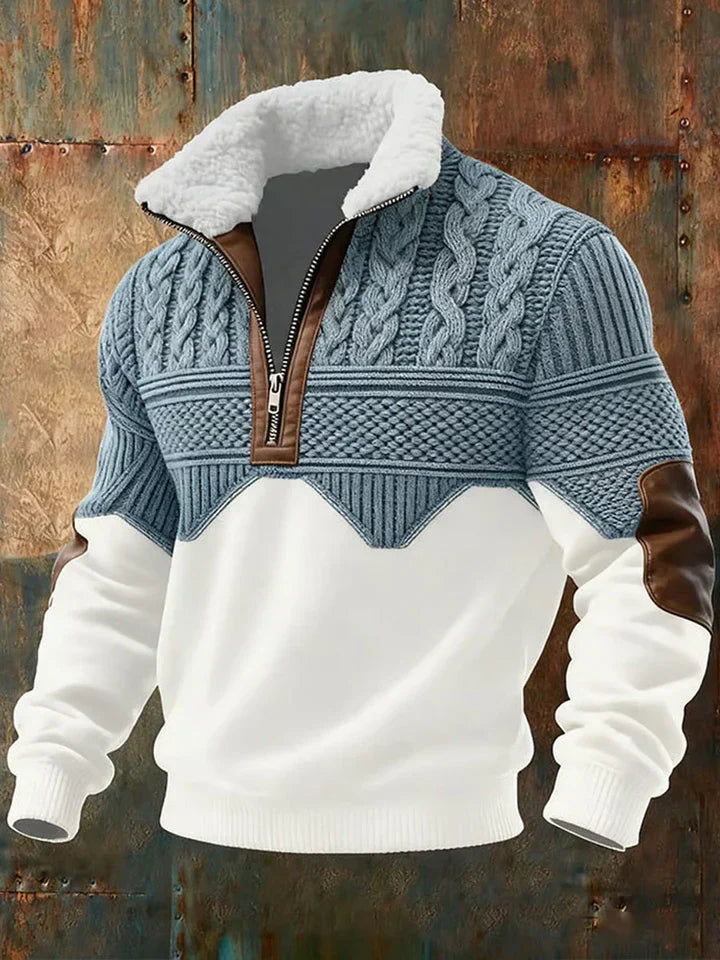 Vaughan | Textured Knit-Look Jumper for Winter
