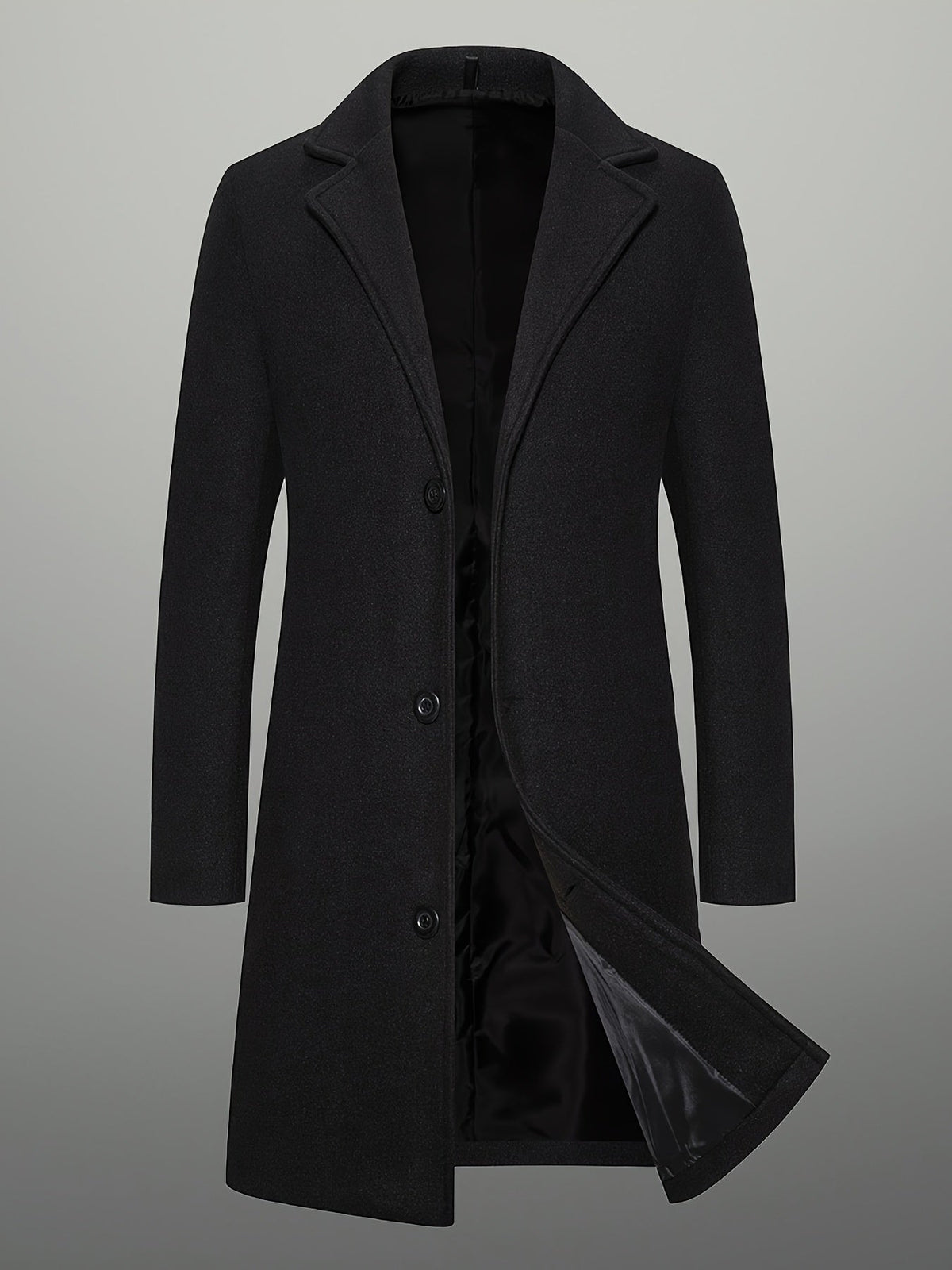 Oscar | Men's Mid-Length Tweed Coat for Winter