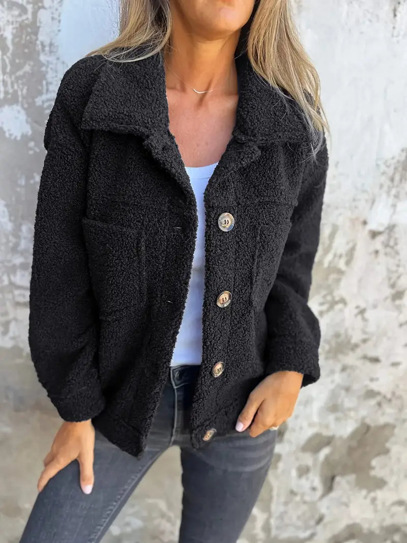 Mariah | Women's Relaxed-Fit Button-Down Jacket for Winter