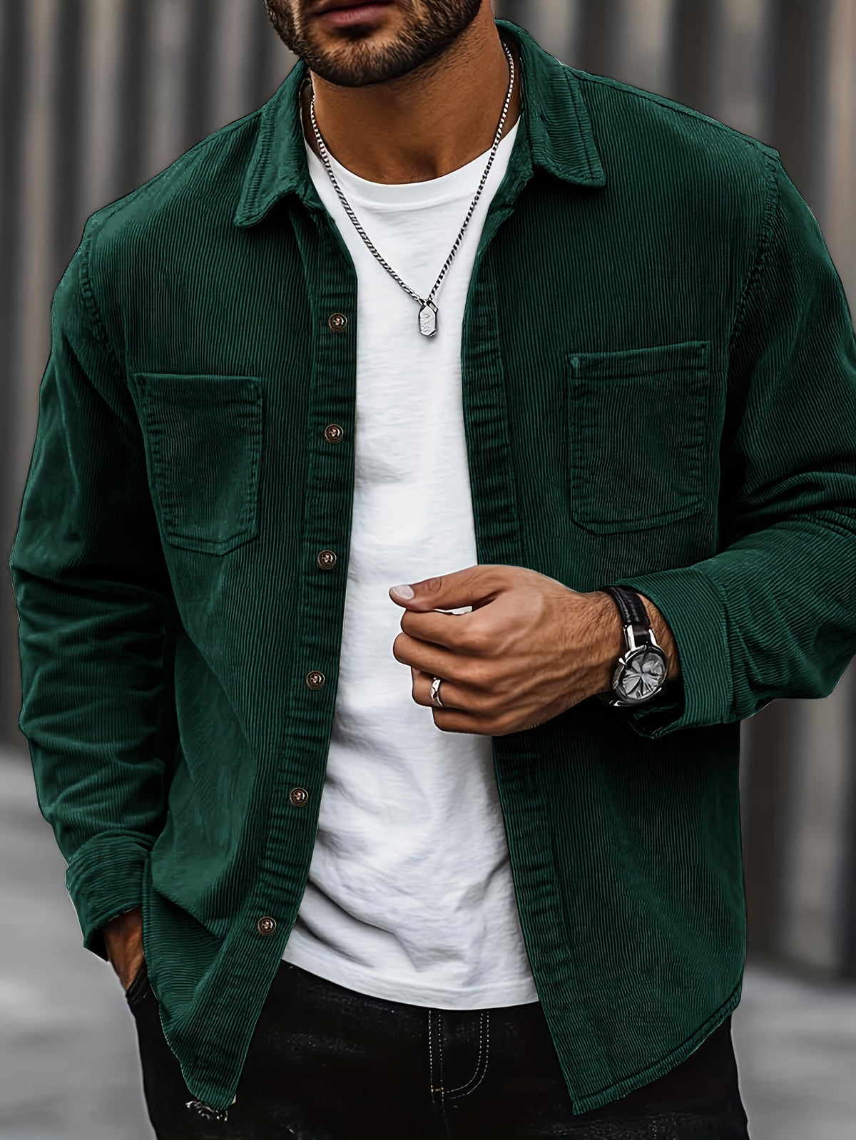 Oscar | Men's Stylish Corduroy Overshirt