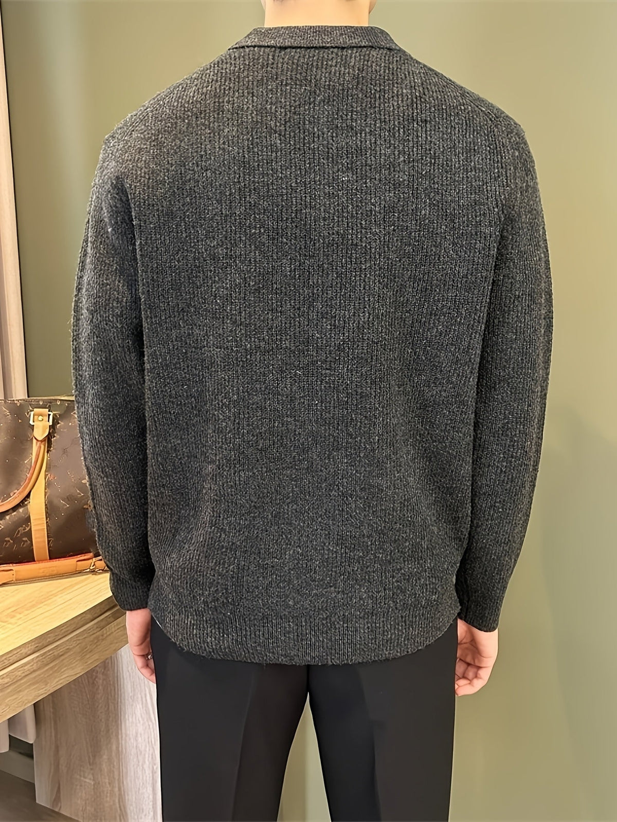 Albie | Men's Premium Ribbed Polo Jumper