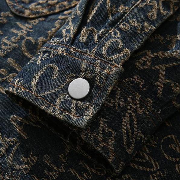 Alexander | Men's Embroidered Denim Jacket