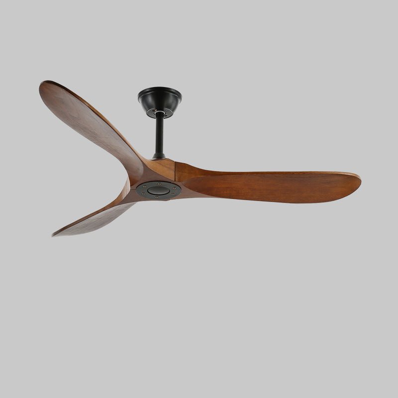 Elegant Wooden Ceiling Fan with Remote Control | Modern Design for Comfort