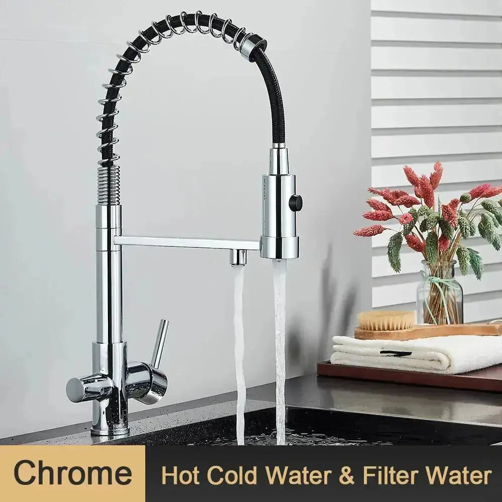 Harmony | Kitchen Mixer Tap with Smooth Pull-Down Spray Head