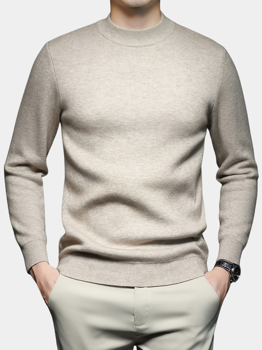 Owen | Men's Ribbed High-Neck Jumper for Winter