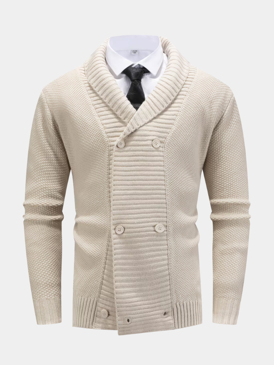 Harry | Men's Lapel-Collar Knit Jumper for Winter