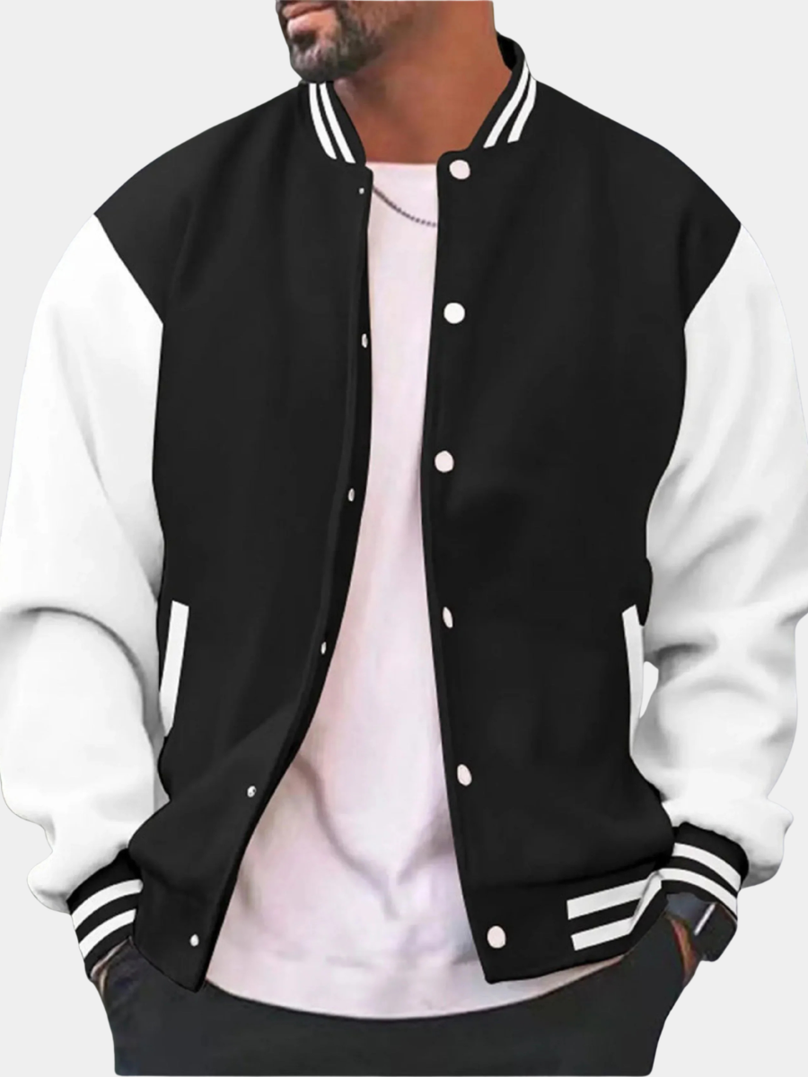 Logan | Men's Classic Varsity Bomber Jacket