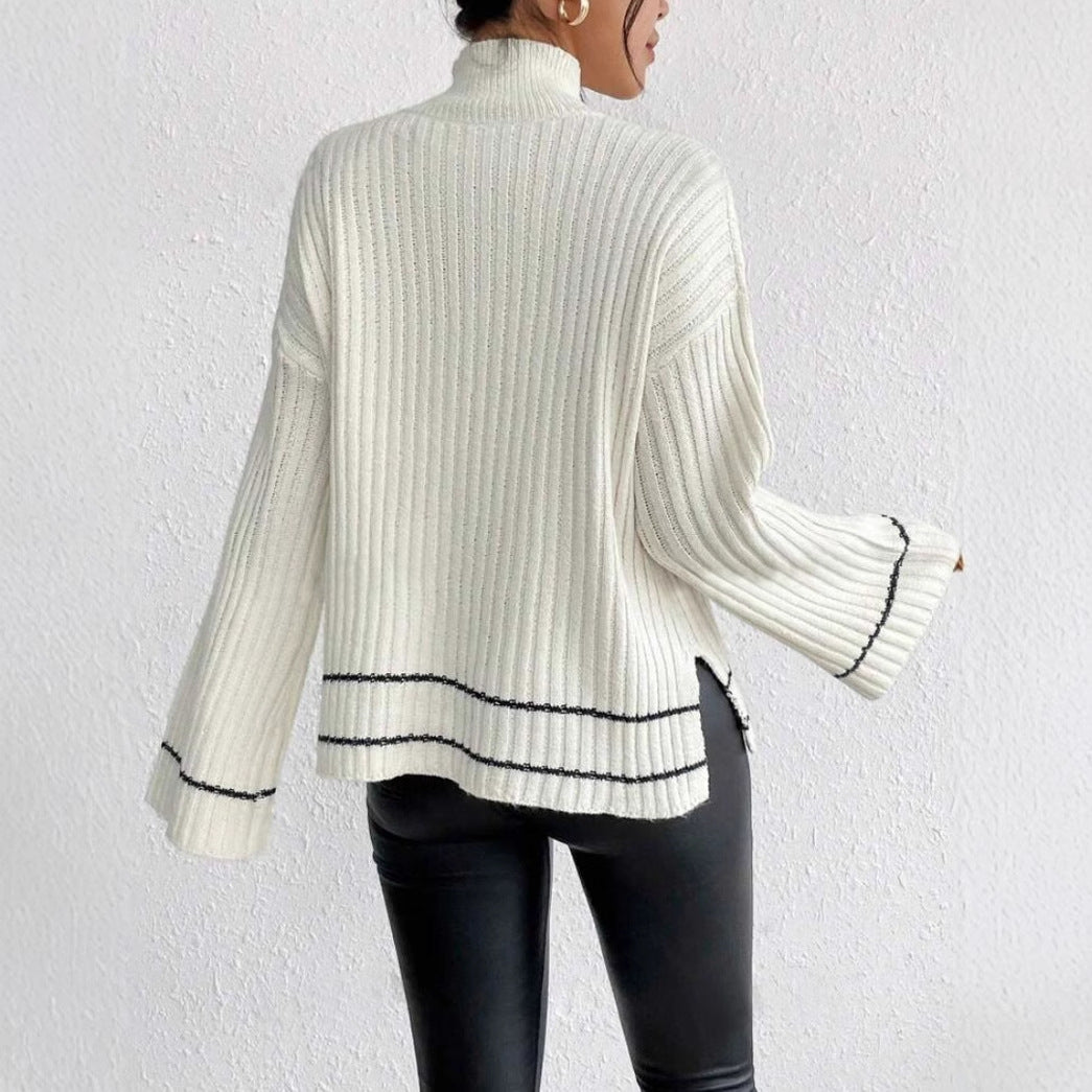 Alison | Women's Ribbed Turtleneck Jumper for Winter