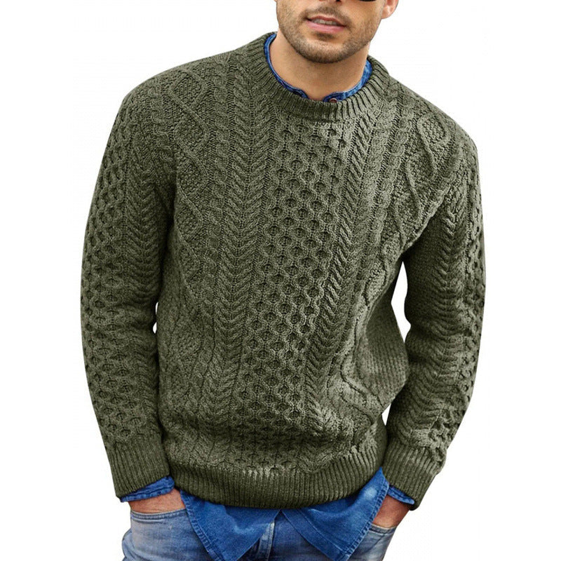 Damon | Men's Classic Crew Neck Knit Sweater