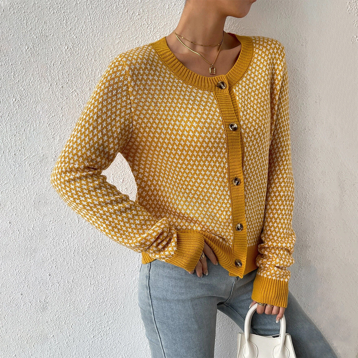 Karina | Women's Button-Front Knit Cardigan for Winter