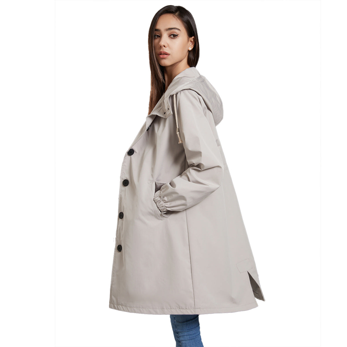 Olivia | Women's Elegant Hooded A-Line Coat for Winter