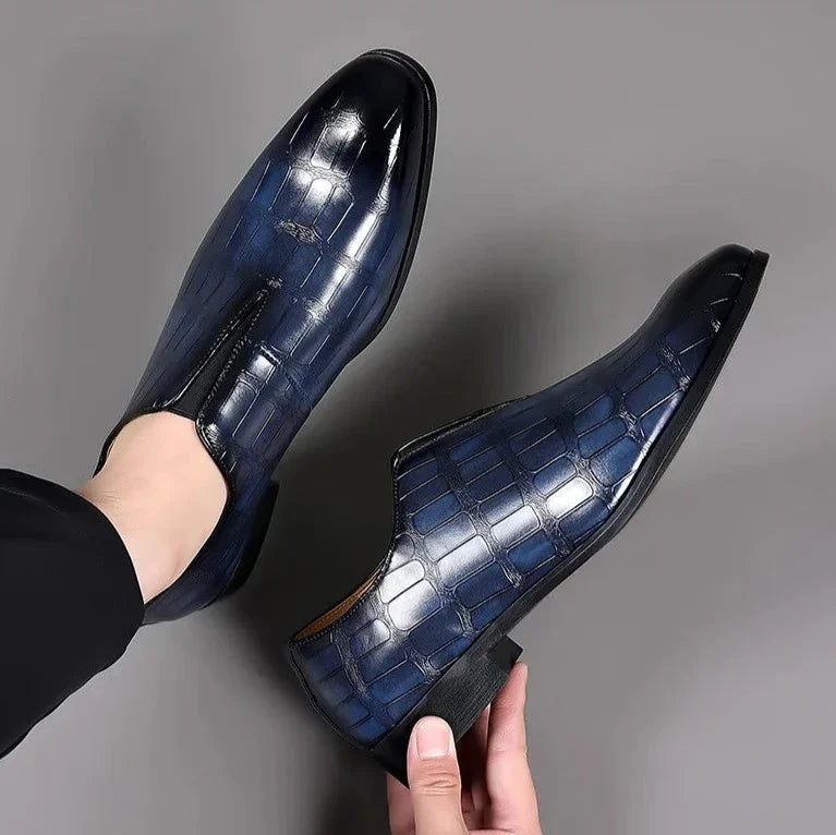 Victor | Men's Stylish Patterned Dress Shoes