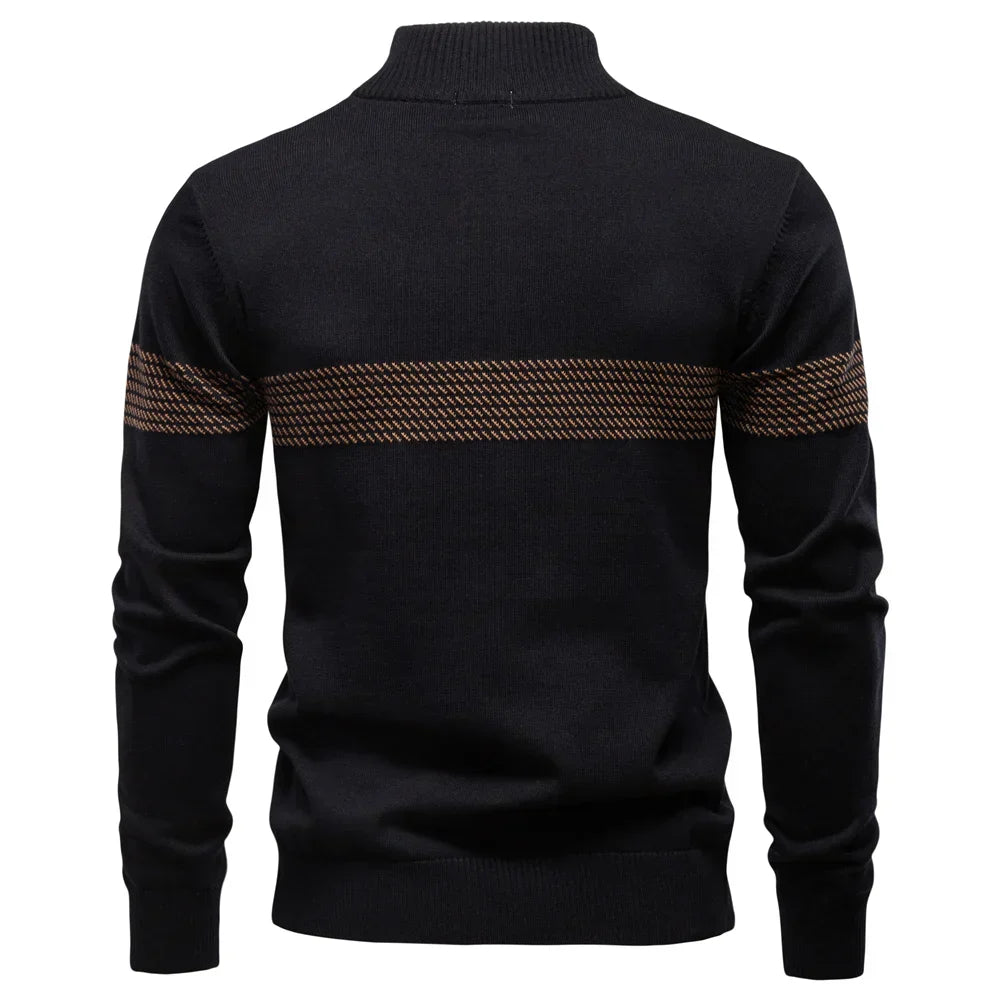 Hugo | Men's Classic Half-Zip Knit Pullover Jumper for Winter