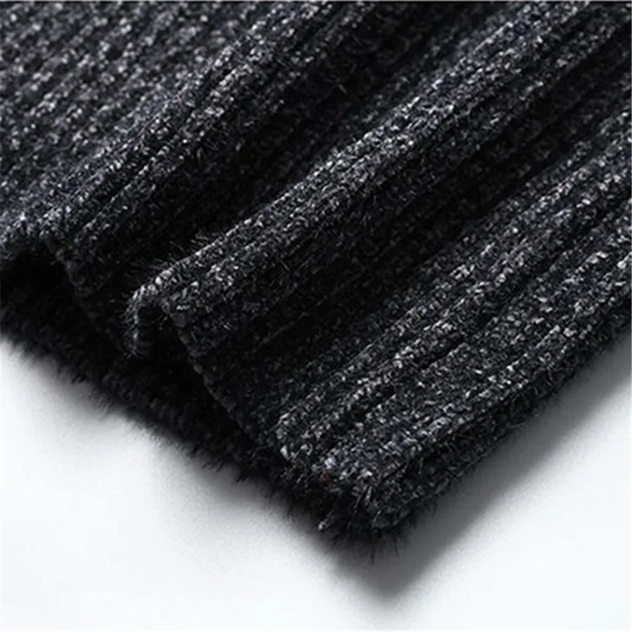 Adam | Men's Rolled-Collar Pullover Jumper for Winter