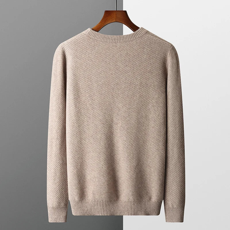 William | Men's Classic Crew Neck Jumper for Winter