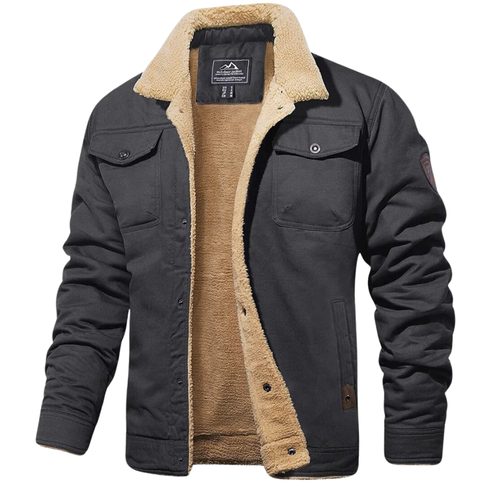 Casey | Cozy Fleece Bomber Jacket