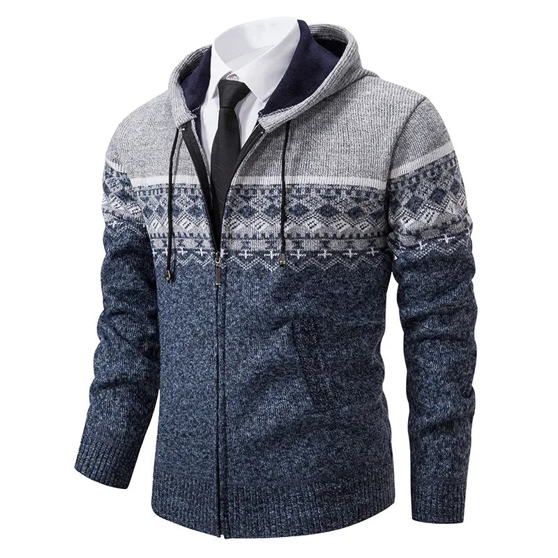Joseph | Men's Ethnic-Inspired Knit Jacket for Winter