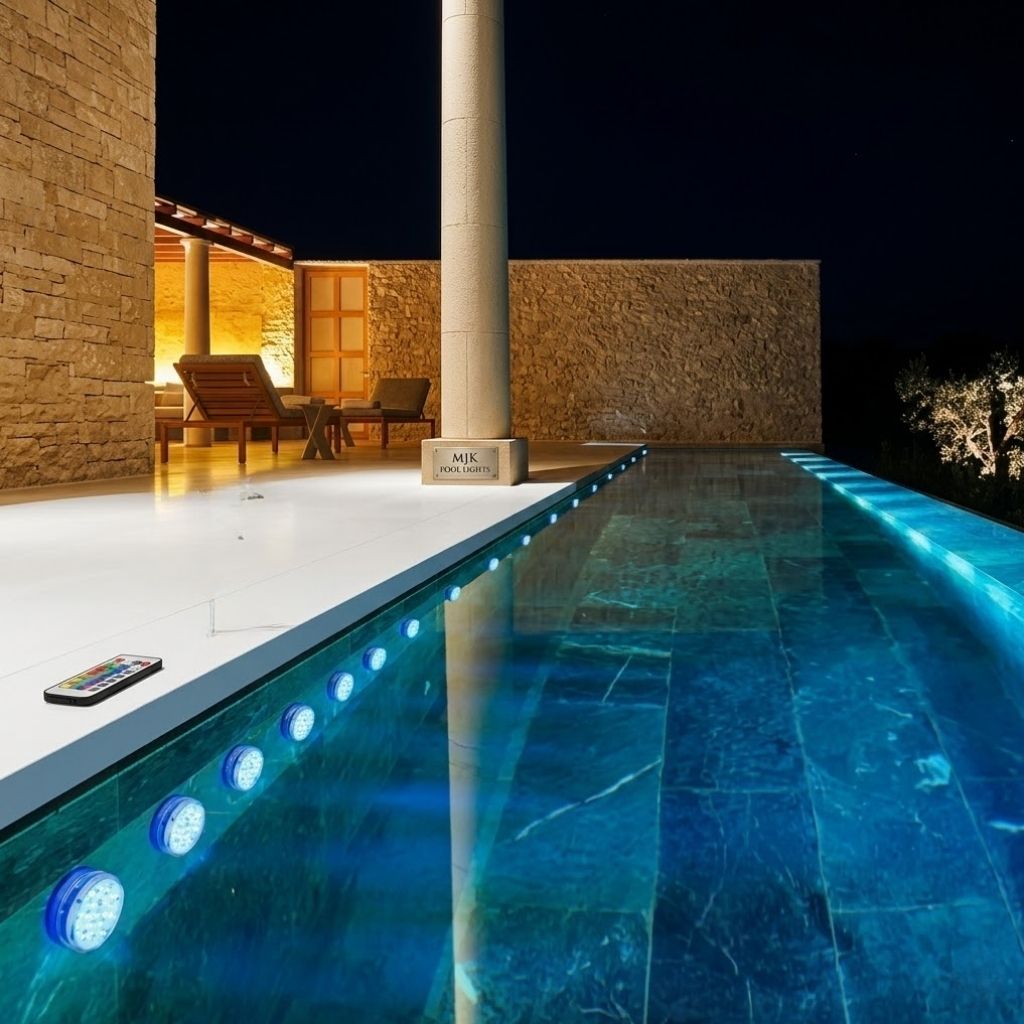 Vibrant Pool Lights | Submersible LED Pool Lamp with Remote Control | 16 Colors for Stunning Ambiance