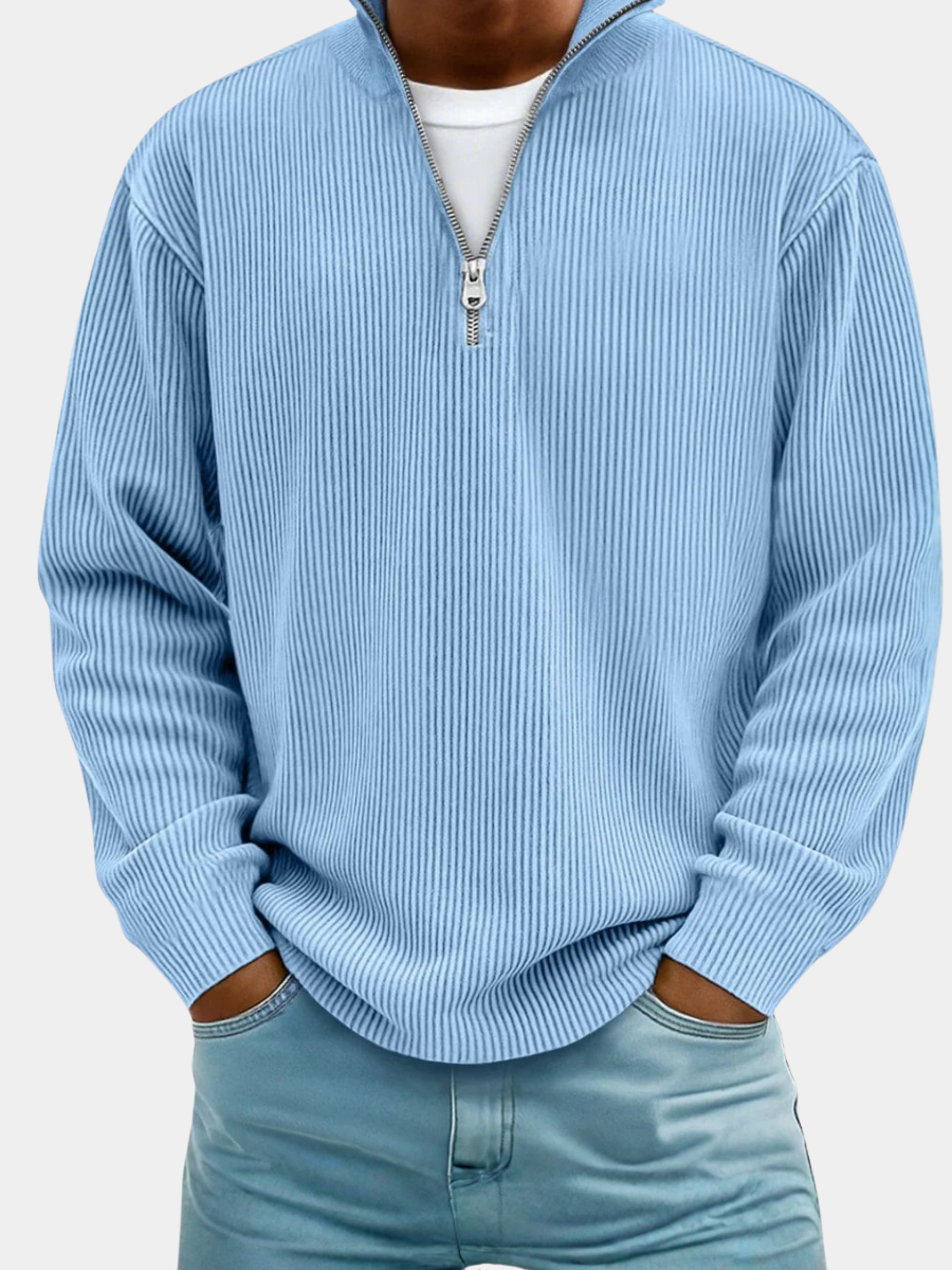 Daniel | Men's Classic Knit Half-Zip Pullover for Winter