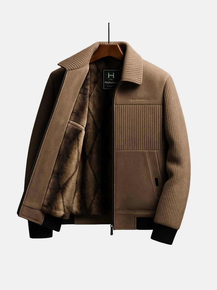 Ryan | Men's Textured Zip-Up Jacket