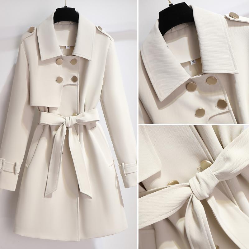 Michelle | Women's Double-Breasted Belted Coat for Winter