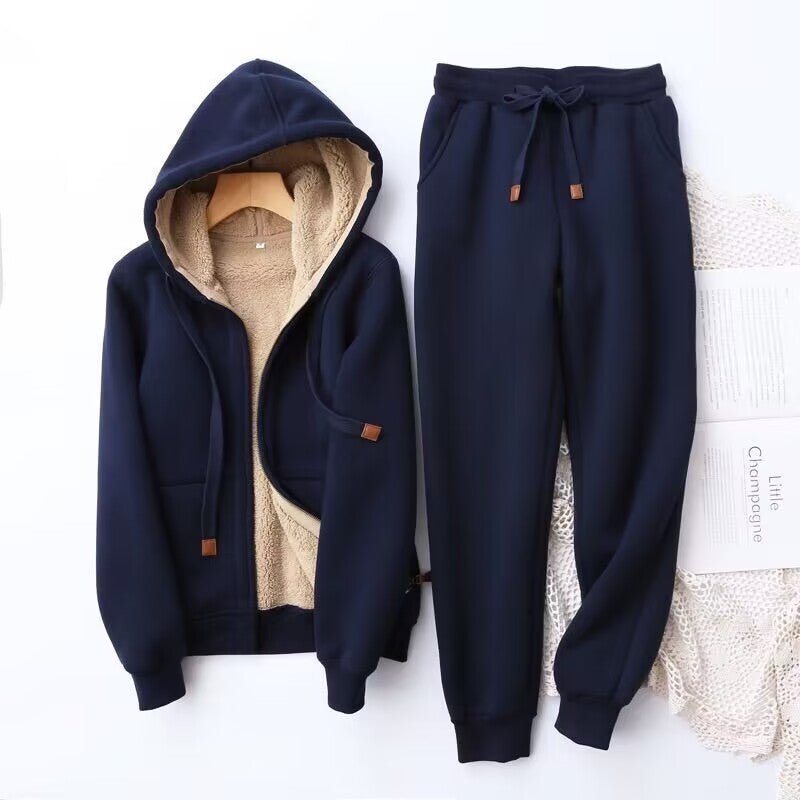 Riley | Women's Cosy Zip-Up Hoodie & Loungewear Set