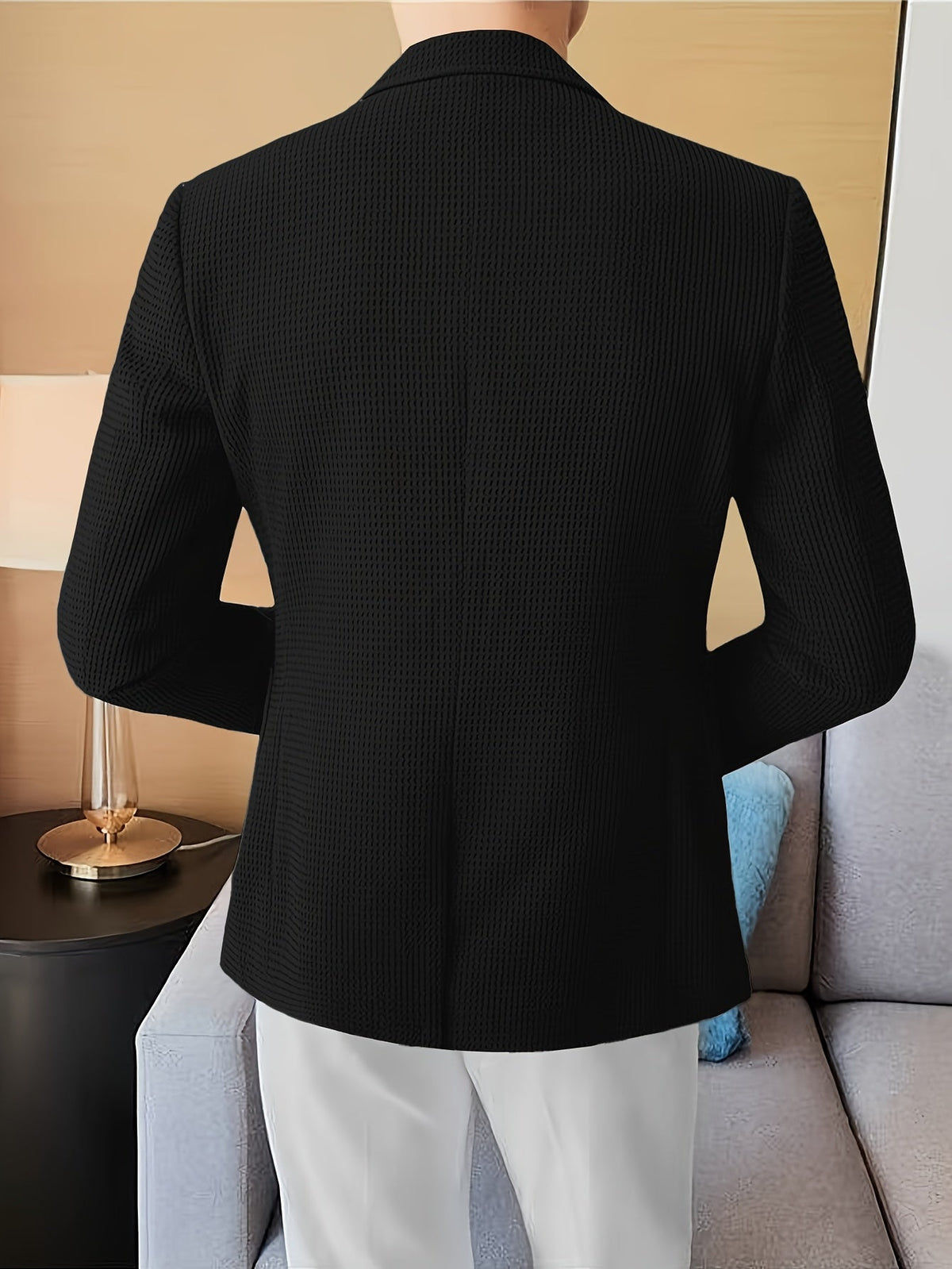 Callum | Men's Waffle-Knit Blazer