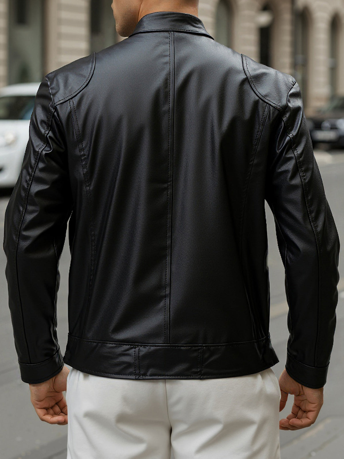 William | Men's Stand Collar Zip-Up Coat for Winter