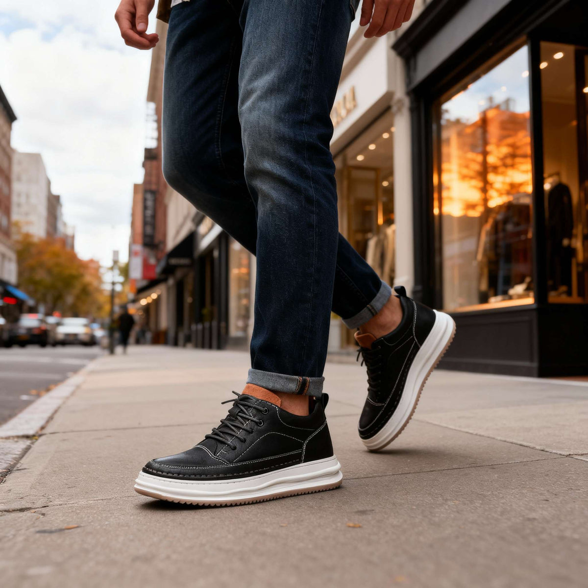 Zane | Premium Leather Trainers