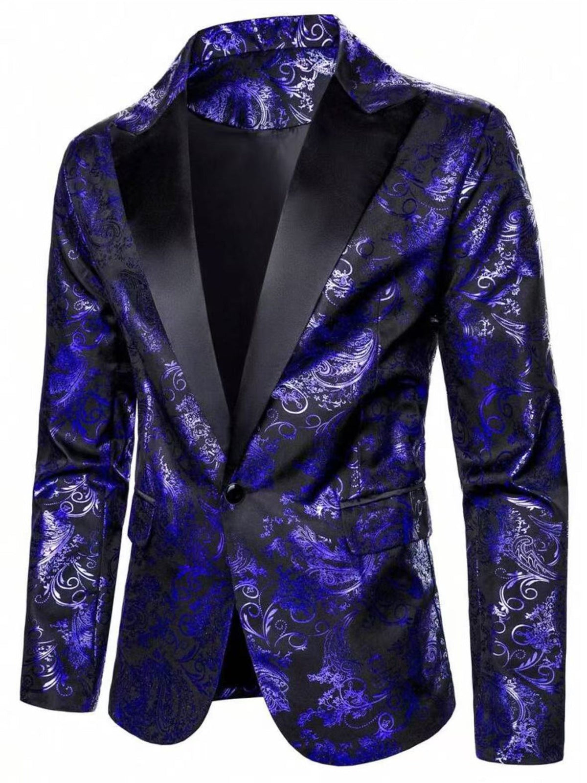 Elegant Jacquard Blazer