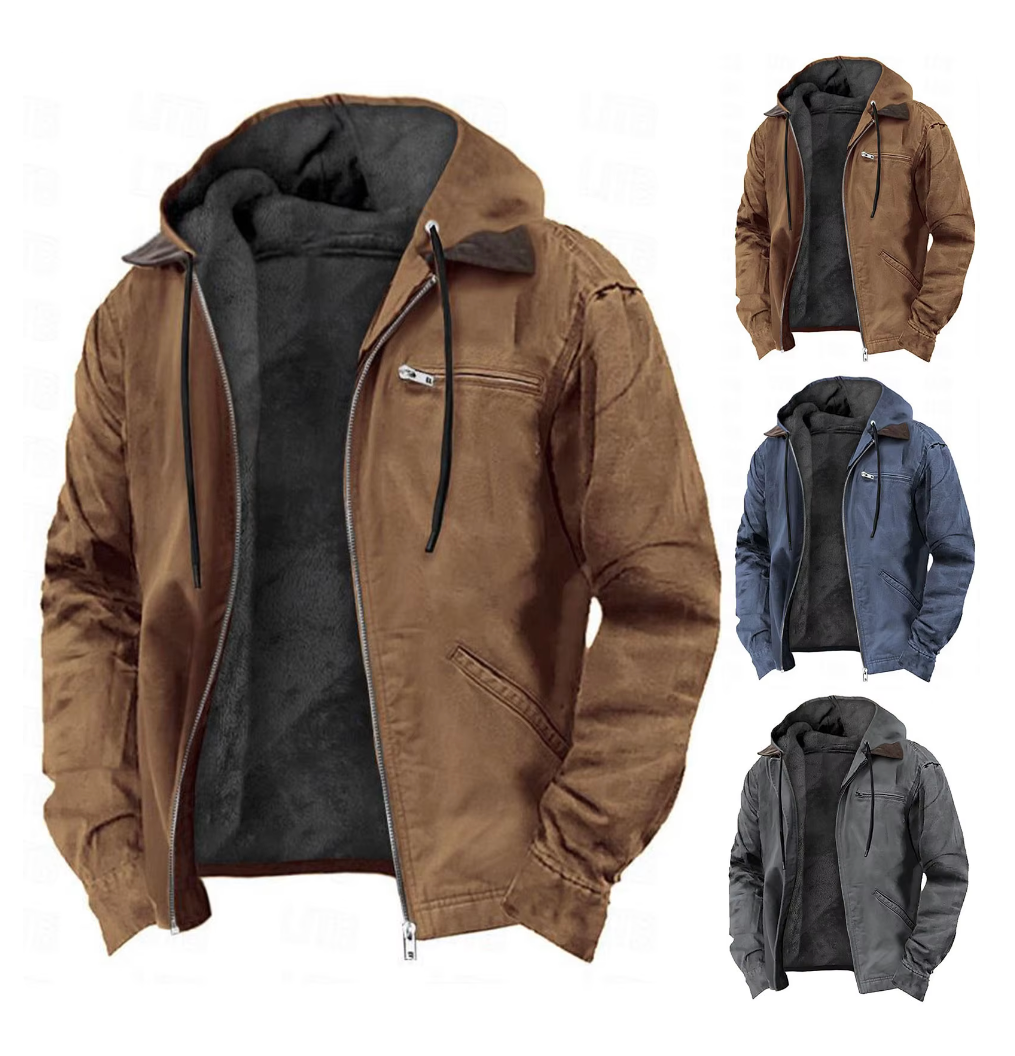 Morgan | Men's Stylish Hooded Zip-Up Jacket
