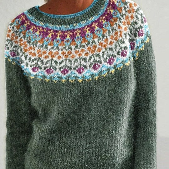 Lavinia | Women's Cosy Long-Sleeve Knit Jumper for Winter