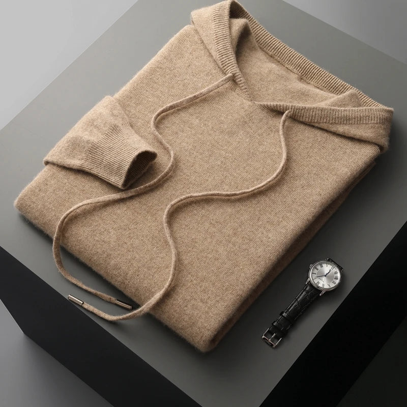 Marius | Men's Long-Sleeve Drawstring Hoodie for Winter