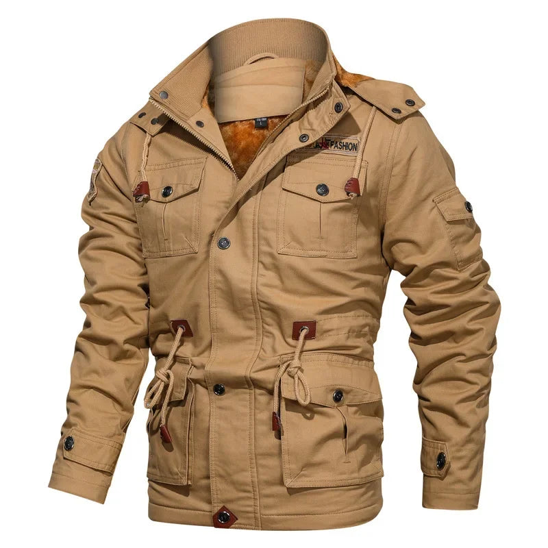 Ian | Men's Military-Inspired Utility Cargo Jacket