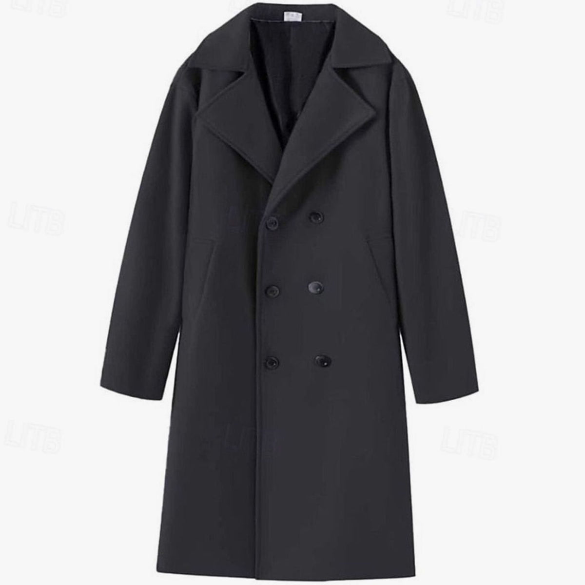 Harry | Men's Premium Wool Double-Breasted Tailored Long Overcoat for Winter