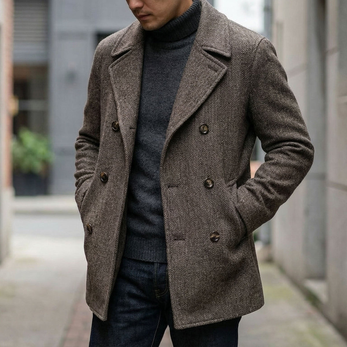 Finley | Men's Structured Wool Coat for Winter