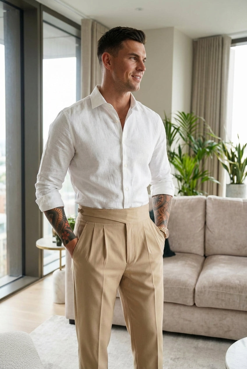 Lockhart Cream Trousers