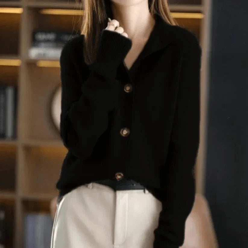 Cosy Relaxed-Fit Cashmere Cardigan for Winter
