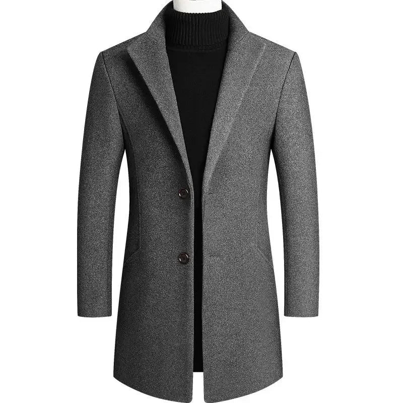 Thomas | Sophisticated Slim-Fit Wool Coat for Winter