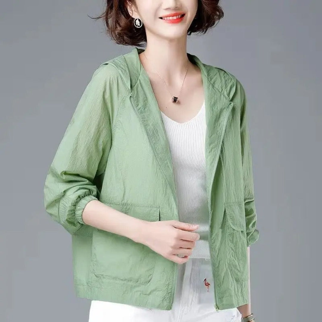 Bethany | Women's Stylish Casual Hooded Rain Jacket