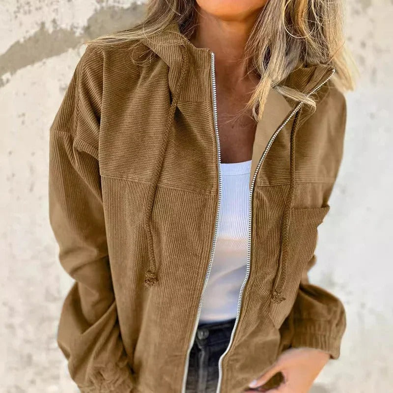 Darcy | Women's Casual Hooded Zip-Up Jacket