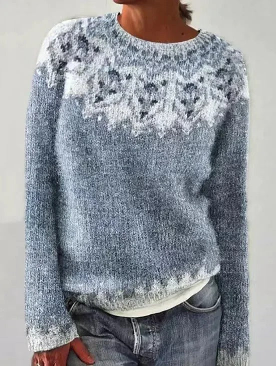 Millie | Women's Cosy Fair Isle Knit Pullover Jumper for Winter