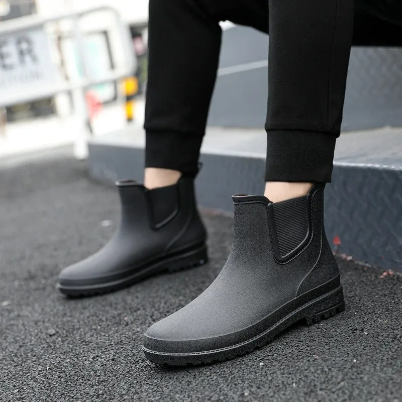 Zara | Women's Waterproof Platform Chelsea Rain Ankle Boots