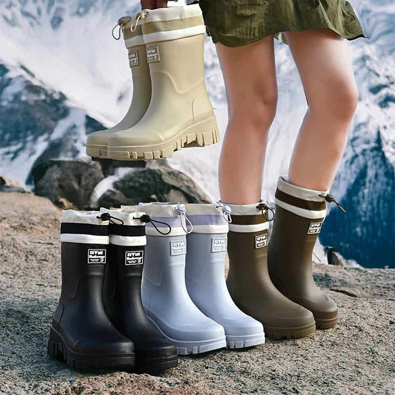 Poppy | Women's Waterproof Vintage Rain Boots