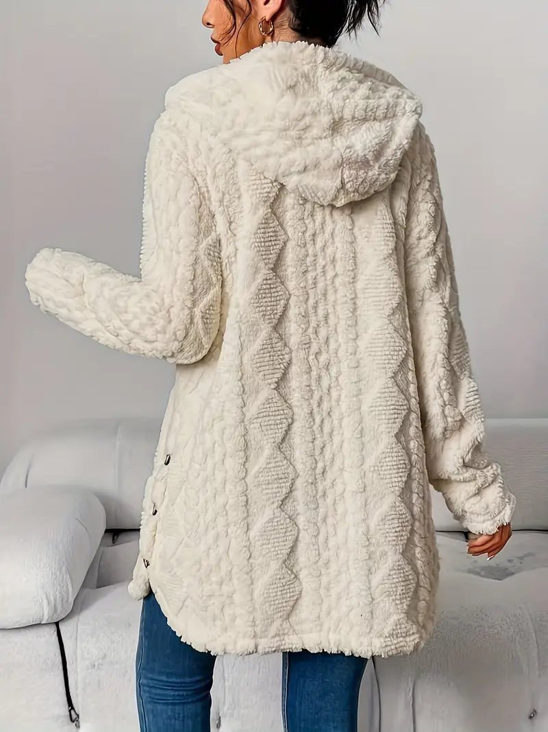 Rosewyn Women's Cozy Hooded Cardigan