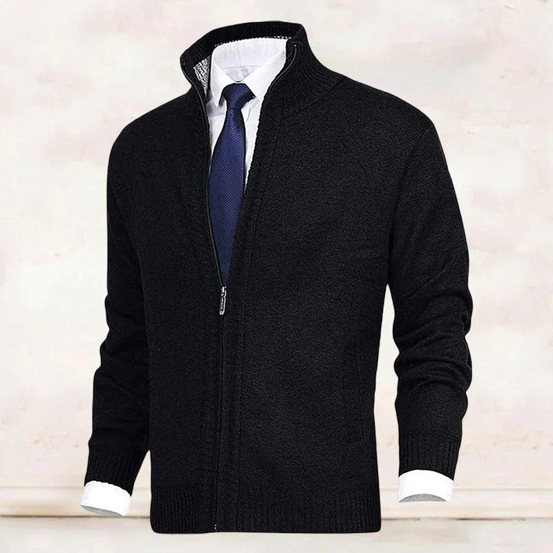 Lewis | Men's Classic Long-Sleeve Cardigan for Winter