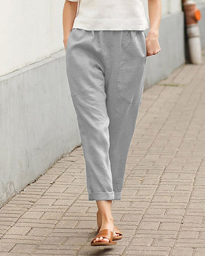 Diane | Lightweight Relaxed-Fit Trousers