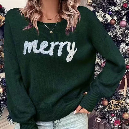 Florizel Women's Stylish Ribbed Crew Neck Jumper