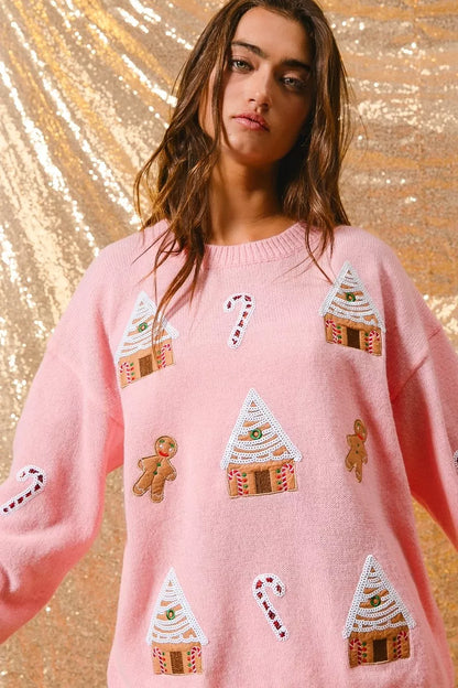 Jocelyn | Women's Cosy Christmas Winter Crewneck Jumper